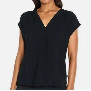 NWT Banana Republic Women's Short Sleeve V-Neck Blouse Size L